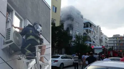 Antalya'da Tüp Patlaması Yangını: 2 Kişi Mahsur Kaldı