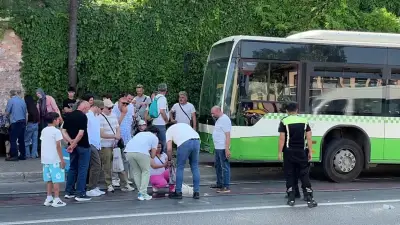 Bursa'da Anne ve Bebeğine Otobüs Çarptı: 2 Yaralı