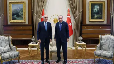 Cumhurbaşkanı Erdoğan, TBMM Başkanı Kurtulmuş'u Kabul Etti