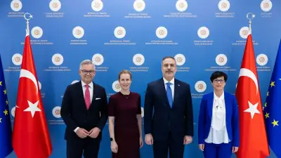 Dışişleri Bakanı Fidan, AB'li üst düzey yetkililerle Ankara'da görüştü