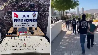 Elazığ'da Dev Hırsızlık: 4 Şüpheli Tutuklandı