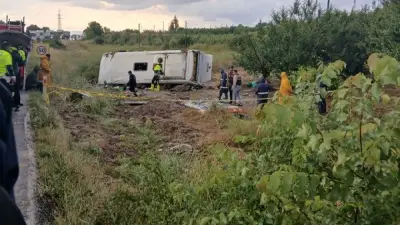 Isparta'da tur midibüsü şarampole yuvarlandı: 5 ölü, 25 yaralı