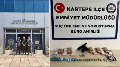 Kasten öldürme firarisi Kartepe'de yakalandı, uyuşturucu ve silah ele geçirildi