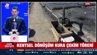 Kocaeli'nde 1.097 konut hak sahibini buldu! Bakan Kurum anahtar teslimi tarihini verdi