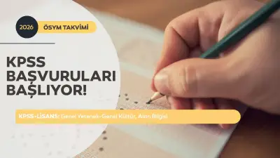 KPSS Lisans Başvuru Tarihleri 2026: ÖSYM Takvimi Açıklandı