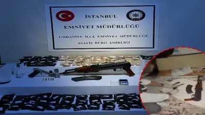 Ümraniye'de uyuşturucu operasyonu: Hassas terazi ve silah ele geçirildi, 2 tutuklama