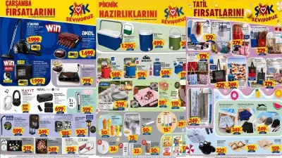 ŞOK Aktüel 10-16 Haziran Kataloğu Yayımlandı! İşte Fırsatlar