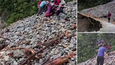 Osmaniye'de Şiddetli Sağanak ve Heyelan Yolu Kapattı