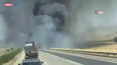 Seyir Halindeki Tır Alev Alev Yandı: Kullanılamaz Hale Geldi
