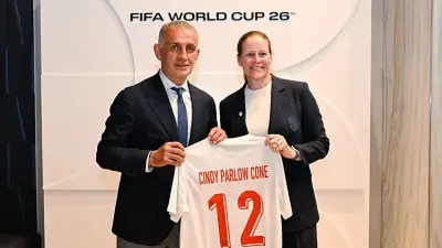 TFF Başkanı Hacıosmanoğlu, ABD'li mevkidaşı Cone ile bir araya geldi