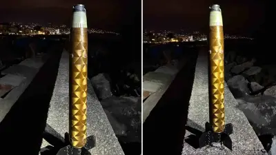 Trabzon'da Kıyıya Vuran Roket Motoru Parçası Rus Menşeli Çıktı