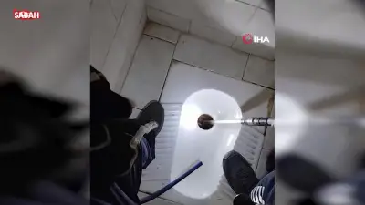 Tuvalet giderine düşen yavru kediyi itfaiye kurtardı