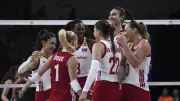 A Milli Kadın Voleybol Takımı, Belçika'yı 3-0 Mağlup Etti