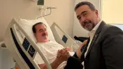 AK Partili Hakan Han Özcan, İbrahim Tatlıses'i Hastanede Ziyaret Etti