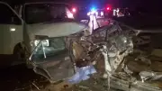 Antalya'da otomobil ile panelvan kafa kafaya çarpıştı: 1 ölü, 2 yaralı
