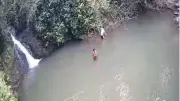Artvin'de 2 din görevlisinin boğulma anı kamerada