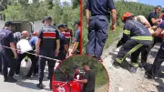 Babasını aramaya çıktı, traktörüyle uçurumda cansız buldu