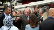 Başkan Erdoğan Edirne'de Vatandaşlarla Kafede Çay İçti