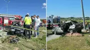 Bünyan'da iki otomobil çarpıştı: 2 ölü, 4 yaralı