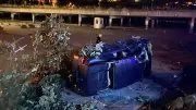 Bursa Osmangazi'de iki otomobil çarpıştı: 4 kişi yaralandı