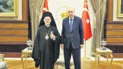 Cumhurbaşkanı Erdoğan, Fener Rum Patriği Bartholomeos'u Kabul Etti
