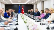 Dışişleri Bakanı Fidan, Ankara'da üst düzey AB yetkilileriyle görüştü