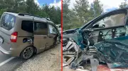 Edirne'de Feci Kaza: Otomobil ve Hafif Ticari Araç Çarpıştı, Yaralılar Var
