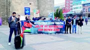 Erzurum'da Filistin'e Destek Yürüyüşü: Ortak Vicdan Meselesi