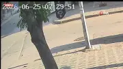 Eskişehir'de servis-panelvan çarpışması: 9 yaralı, kaza anı kamerada