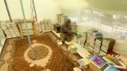 Gazzeli sahaf enkazdan çıkardığı kitaplarla kütüphanesini yeniden kurdu