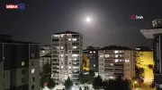 Çilek Dolunayı Edirne Semalarında Görsel Şölen Oluşturdu