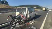 Kuzey Marmara Otoyolu'nda motosiklet minibüse çarptı: 1 ölü
