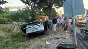 Marmaris-Datça Yolunda Motosiklet Otomobilin Altında Kaldı: 1 Yaralı