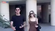 Milli kaleci Berke Özer, Fransız model sevgilisiyle alışverişte görüntülendi