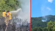 Muğla'da yıldırım kaynaklı 2 orman yangını: Müdahale sürüyor