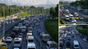 İstanbul'da Trafik Yoğunluğu Yüzde 67'ye Ulaştı