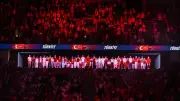 Vodafone 5G Hologram Tribünüyle Milli Voleybolculara Destek