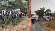 İzmir'de işçi servisi şarampole devrildi: 22 yaralı