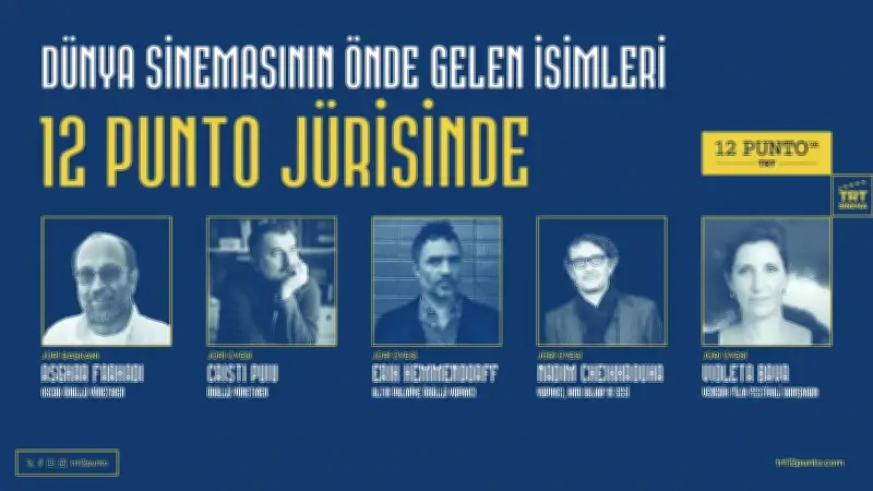 12 Punto 2026 Jürisinde Oscar ve Altın Palmiye Ödüllü İsimler Yer Alıyor