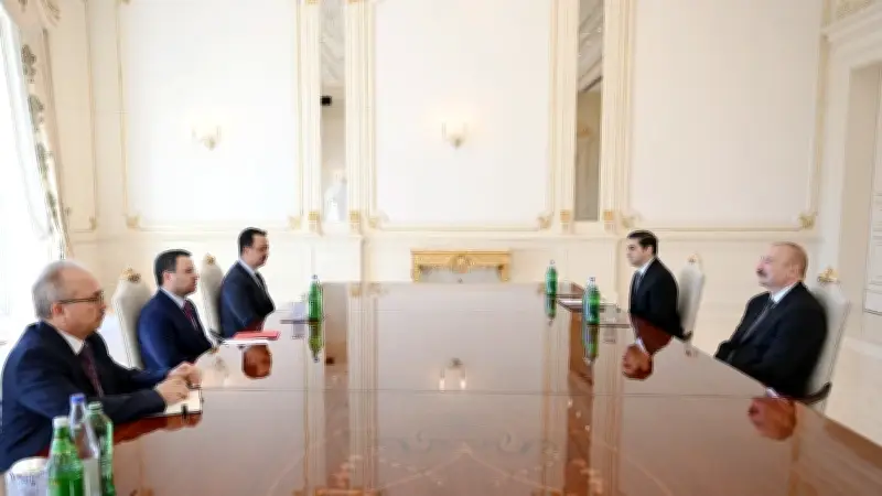 Adalet Bakanı Gürlek, Azerbaycan Cumhurbaşkanı Aliyev Tarafından Kabul Edildi