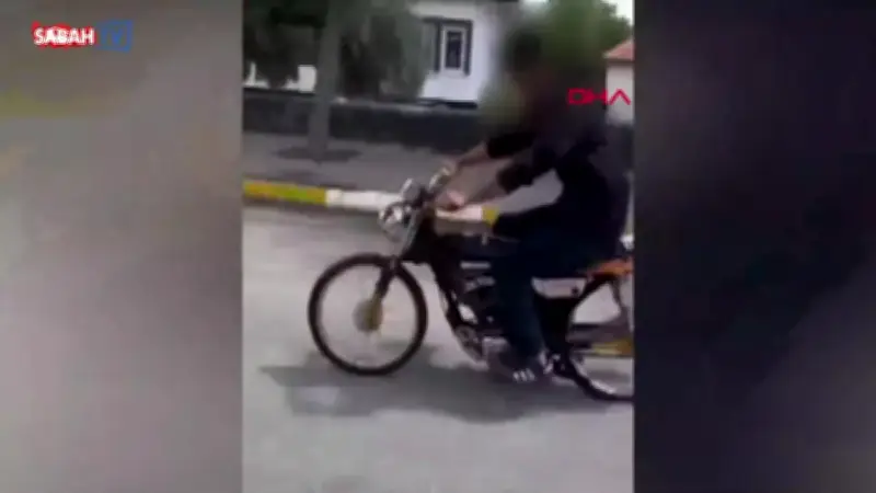 Aksaray'da motosiklet şovu yapan 4 sürücüye 300 bin TL ceza