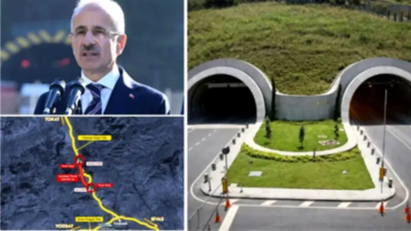 Çamlıbel Tüneli Temeli Atıldı: Tokat-Sivas Arası 5 Dakikaya İnecek