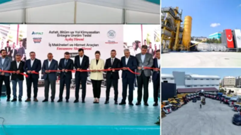 Arnavutköy'de ARFALT Asfalt Tesisi ve 85 Araç Envantere Alındı