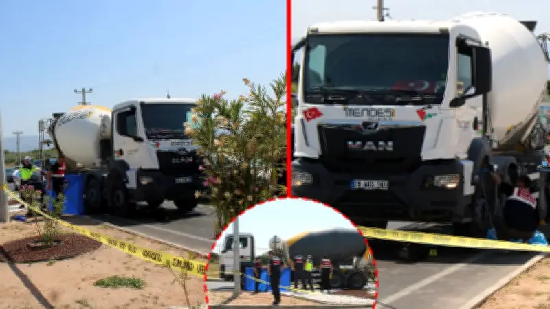 Aydın'da beton mikseri yayaya çarptı: 70 yaşındaki kadın hayatını kaybetti