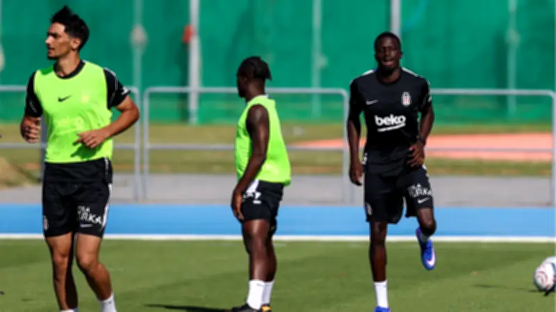 Beşiktaş'ın yeni transferi Kassoum Ouattara ilk antrenmanına çıktı