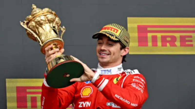 Büyük Britanya Grand Prix'sini Charles Leclerc Kazandı