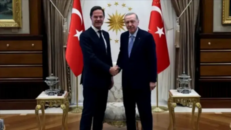 Cumhurbaşkanı Erdoğan, NATO Genel Sekreteri Rutte'yi kabul etti