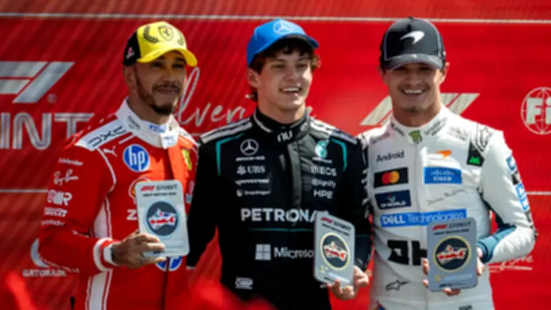 Formula 1 Britanya GP Sprint Yarışı'nı Kimi Antonelli Kazandı