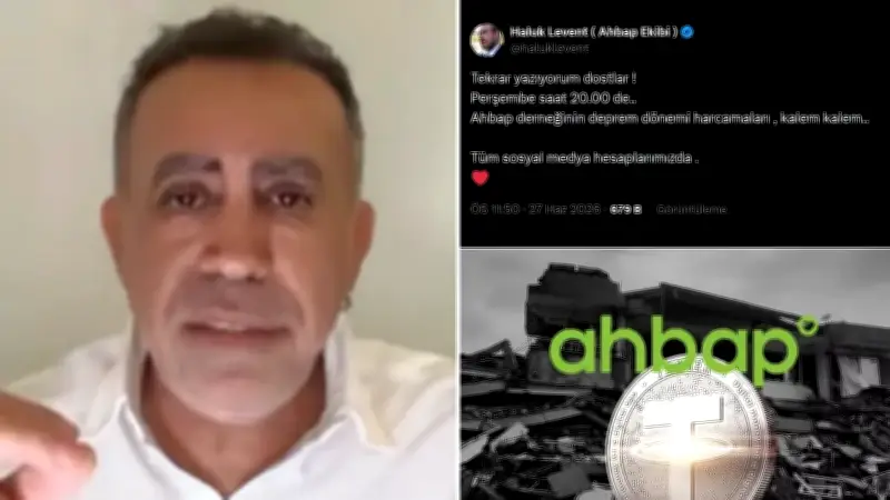 Haluk Levent'ten AHBAP açıklaması: 7 milyar değil 4.39 milyar toplandı
