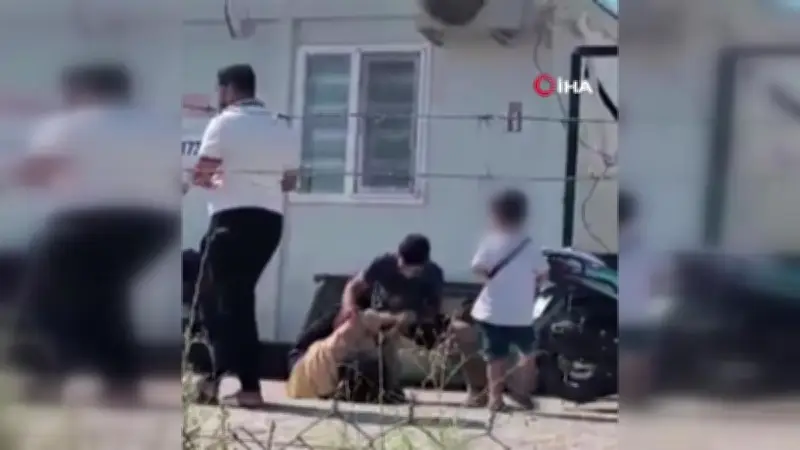 Hatay'da koca, çocuklarının önünde karısını bıçakla dövdü